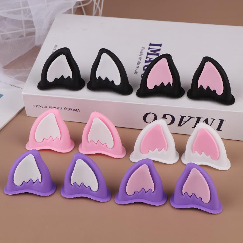 Cycling Gear Helmet - 오토바이 헬멧 고양이 귀 장식 스쿠터