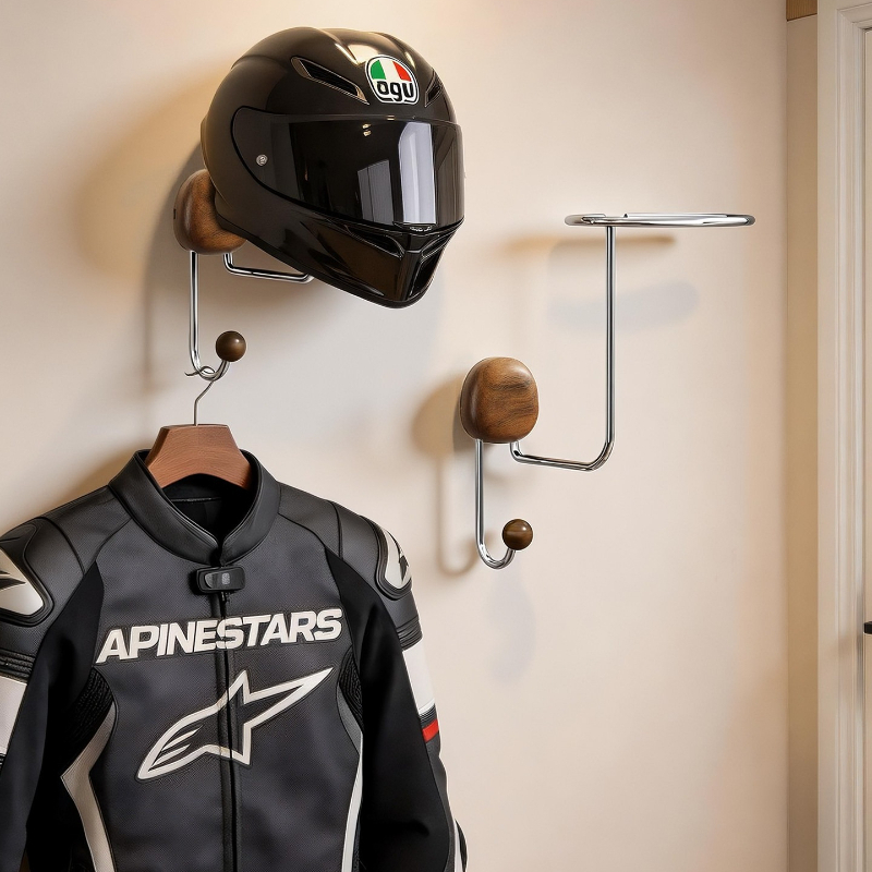 Cycling Gear Rack - 벽걸이 헬멧 보관 랙 무타공 헤비듀티