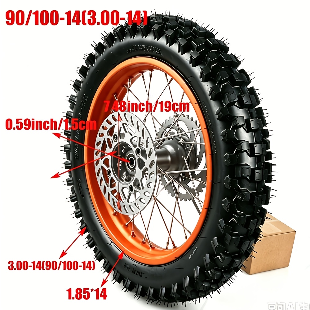 14인치 리어 휠 타이어 어셈블리 90/100-14 오 - Road Bike Tire 리뷰 및 가격