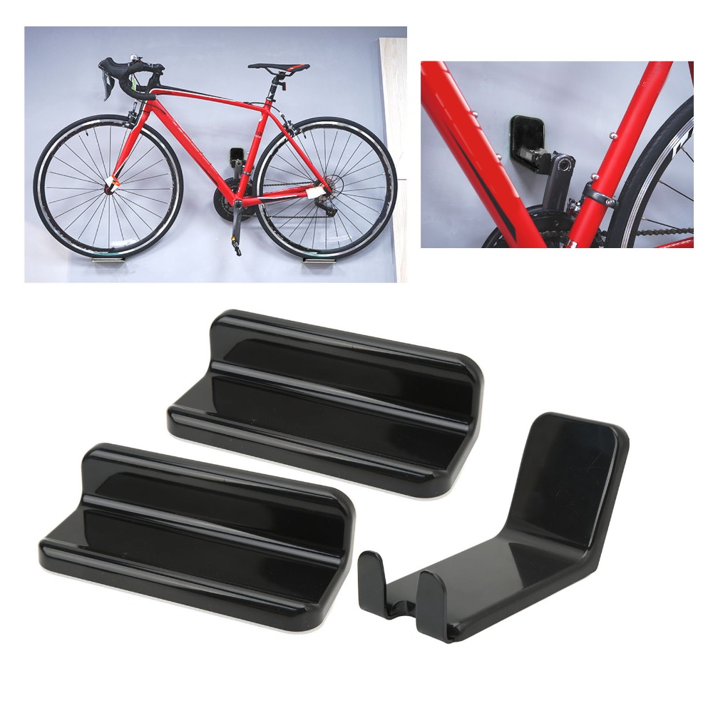 내구성 있는 블랙 벽걸이 자전거 거치대, 탄소강, PC - Cycling Gear Organization 리뷰 및 가격