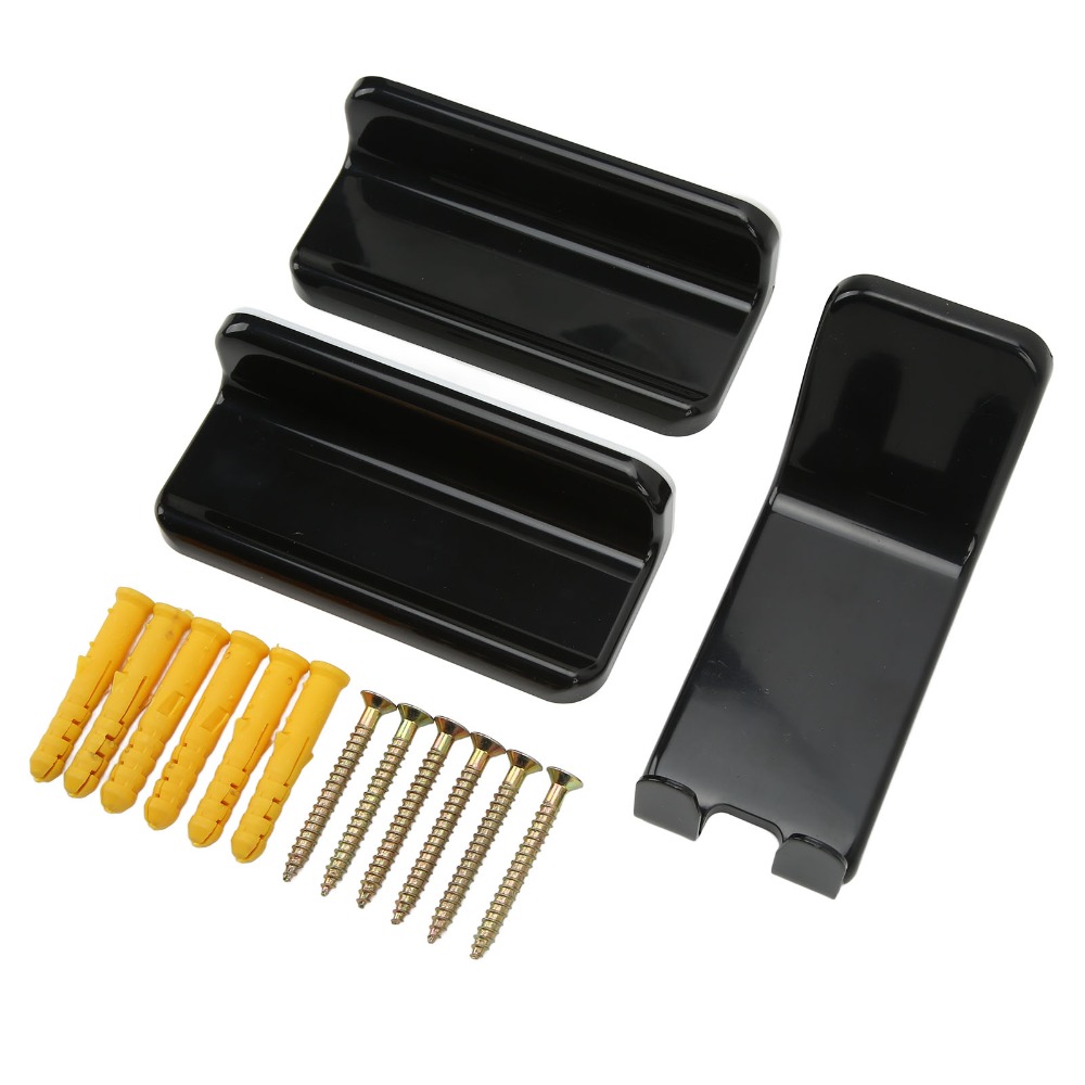 내구성 있는 블랙 벽걸이 자전거 거치대, 탄소강, PC - Cycling Gear Organization 리뷰 및 가격