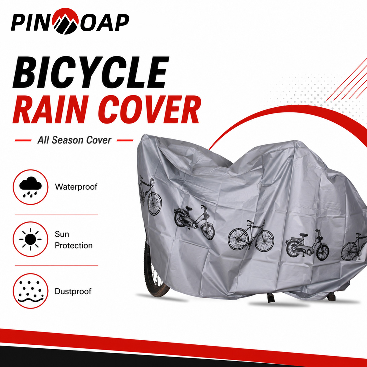 PINMOAP 범용 자전거 레인 커버 방수 야외 자전거 - Cycling Gear Rain 리뷰 및 가격