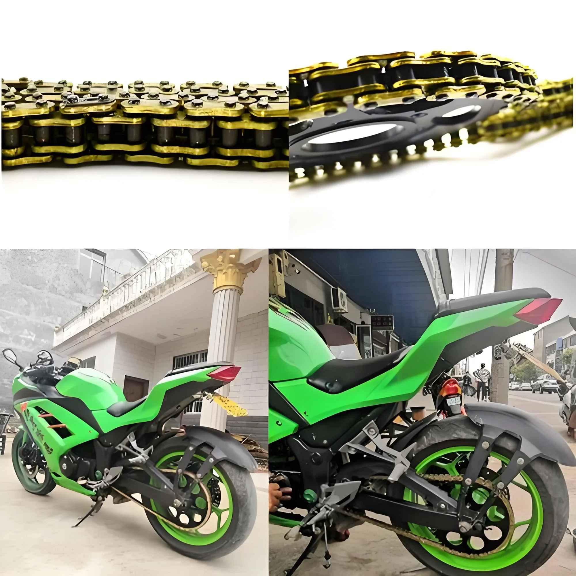 오토바이 골드 오일 씰 체인 세트 (420 체인, 10 - Bicycle Chain Lubricant 리뷰 및 가격
