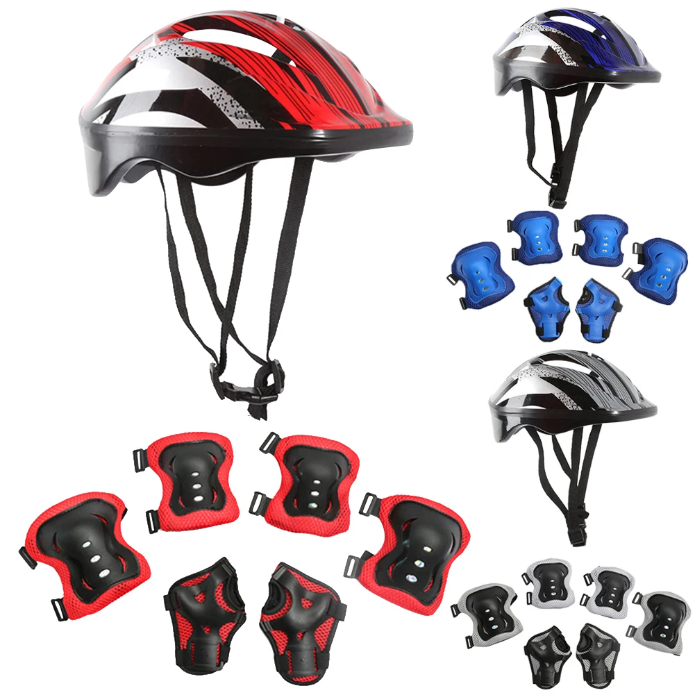 7Pcs 자전거 스포츠 보호 장비 세트 조정 가능한 어 - Cycling Gear Padding 리뷰 및 가격